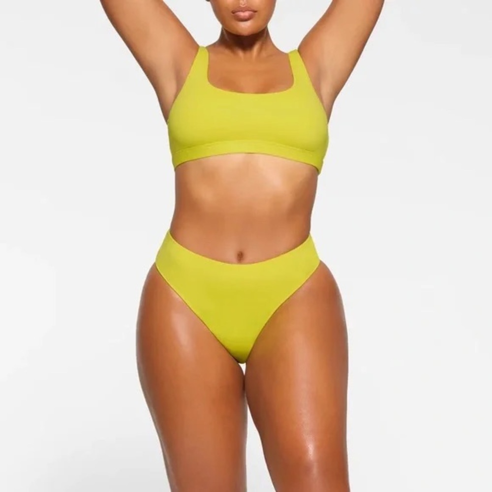 SKIMS Bright Yellow Bikini Bottom